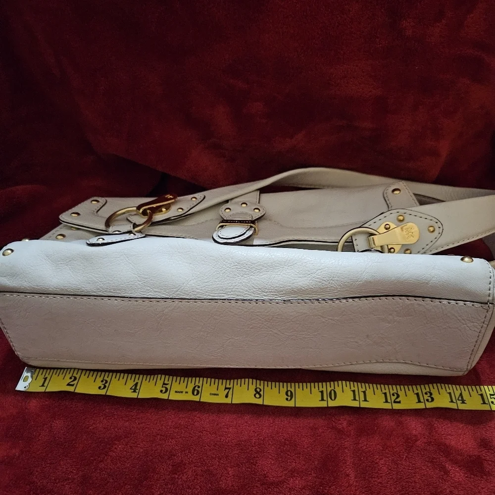 Michael Kors White Berkley Shoulder Bag
